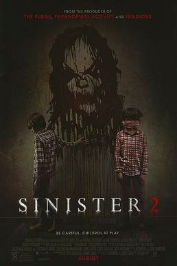 Sinister movie wikipedia - Peter Bradshaw. or its sheer claustrophobic nastiness, this run-of-the-mill horror film deserves some points. It could, possibly, become a multi-sequel franchise like Saw and Paranormal Activity ...
